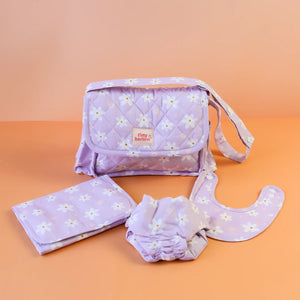 Nappy Bag (Lilac Daisy)