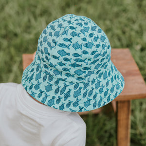 Toddler Bucket Sun Hat (Fish)