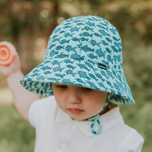 Toddler Bucket Sun Hat (Fish)