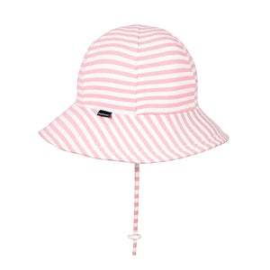 Toddler Bucket Sun Hat (Pink Stripe)