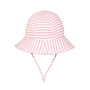 Toddler Bucket Sun Hat (Pink Stripe)