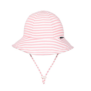 Toddler Bucket Sun Hat (Pink Stripe)