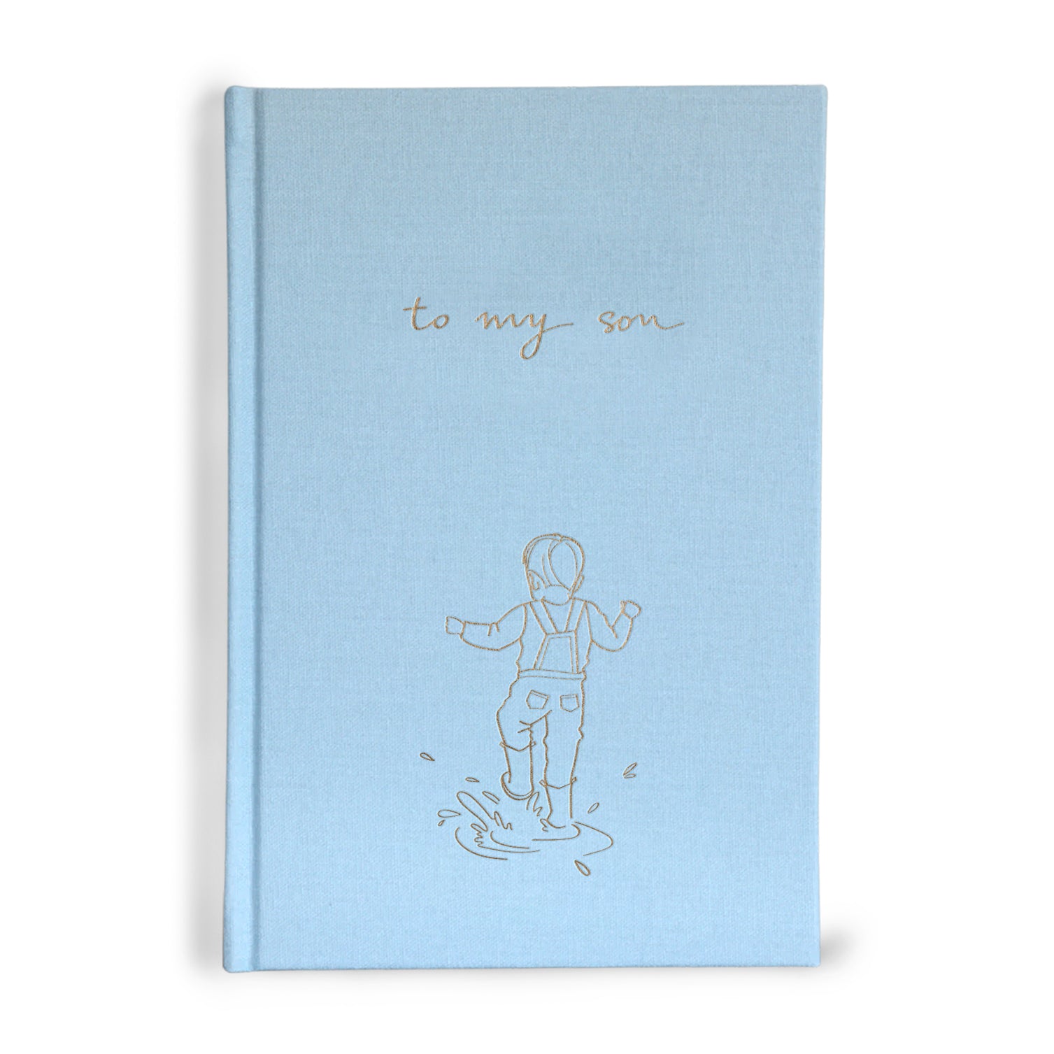 Illustrated Cover Keepsake Journal - Son (Sky Blue)