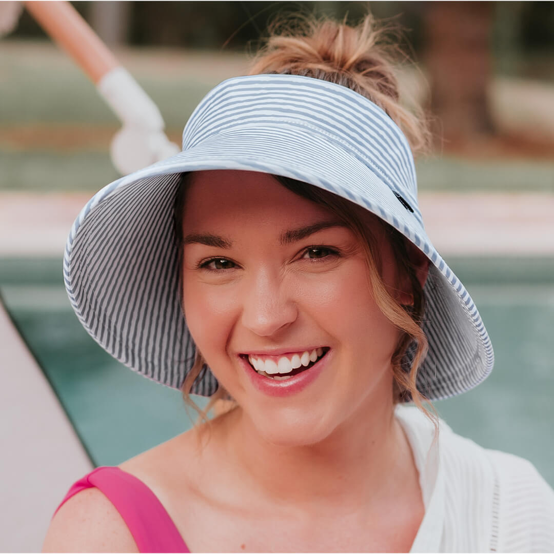 Ladies Wide-Brimmed Swim Visor (Stevie)