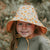 Sightseer Girls Wide-Brimmed Sun Bonnet (Margaret-Maize)