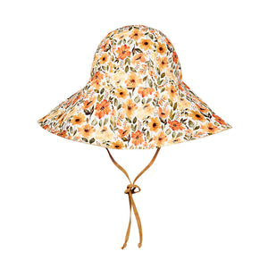 Sightseer Girls Wide-Brimmed Sun Bonnet (Margaret-Maize)