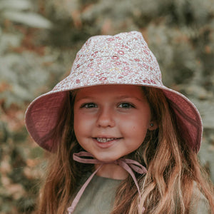 Sightseer Girls Wide-Brimmed Sun Bonnet (Ramble/Rosa)