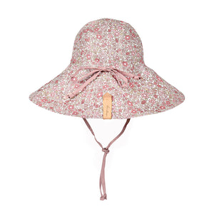 Sightseer Girls Wide-Brimmed Sun Bonnet (Ramble/Rosa)