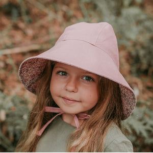 Sightseer Girls Wide-Brimmed Sun Bonnet (Ramble/Rosa)