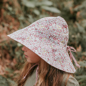 Sightseer Girls Wide-Brimmed Sun Bonnet (Ramble/Rosa)