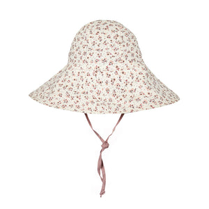 Sightseer Girls Wide-Brimmed Sun Bonnet (Ruby/Rosa)