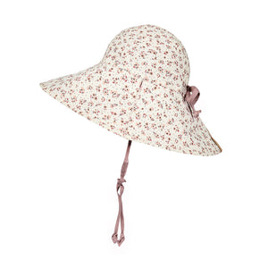 Sightseer Girls Wide-Brimmed Sun Bonnet (Ruby/Rosa)