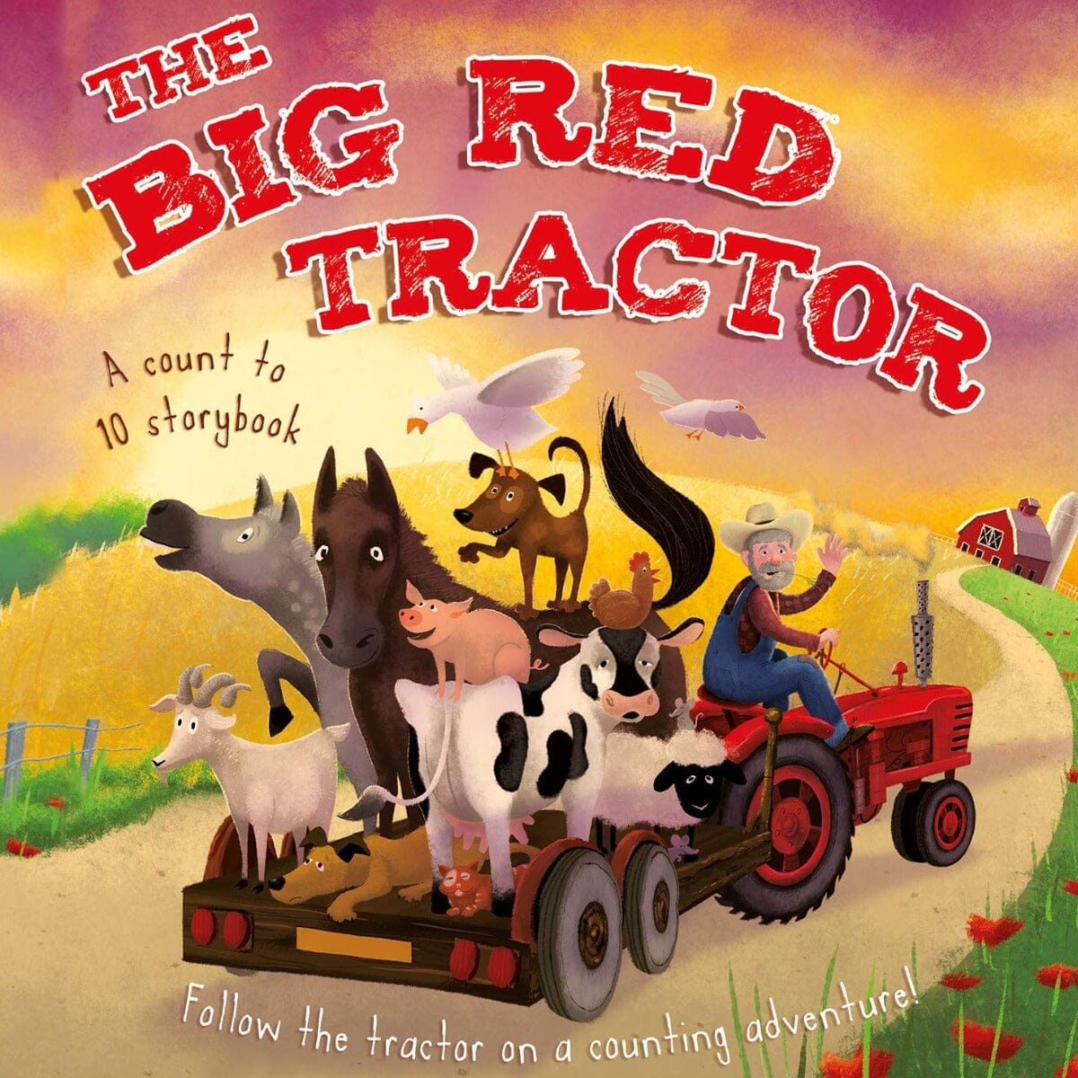 Big Red Tractor - Kawaii Kids