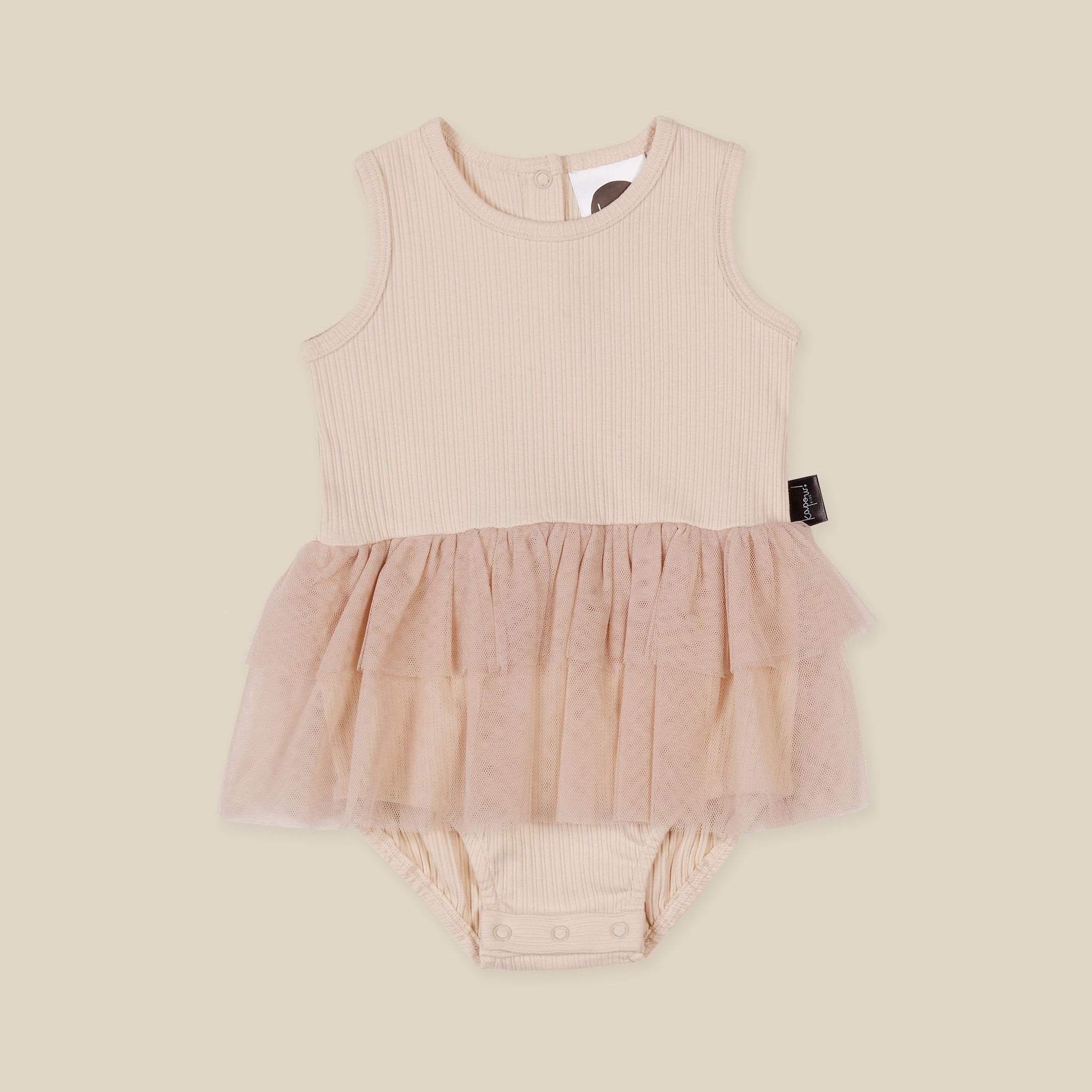 Sandshell Ballet Baby Romper