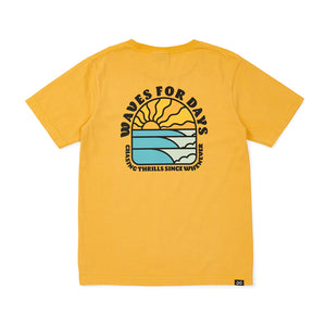 BARREL TEE - DESERT YELLOW