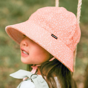 Kids Ponytail Bucket Sun Hat (Petunia)