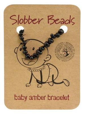 Amber Baby Teething Bracelet (Cherry Round)