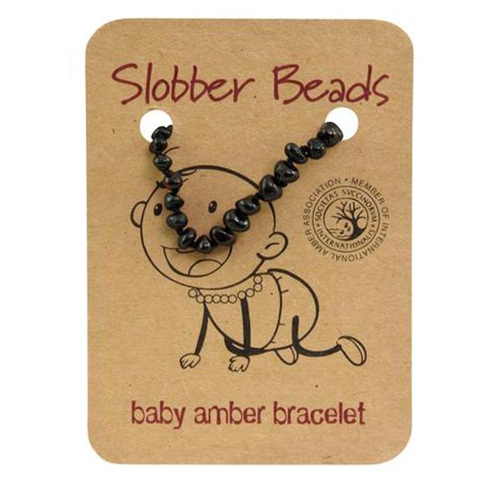 Amber Baby Teething Bracelet (Cherry Round)