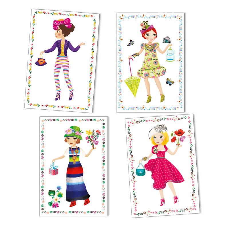 Fashion Stickers & Paper Dolls - Kawaii Kids