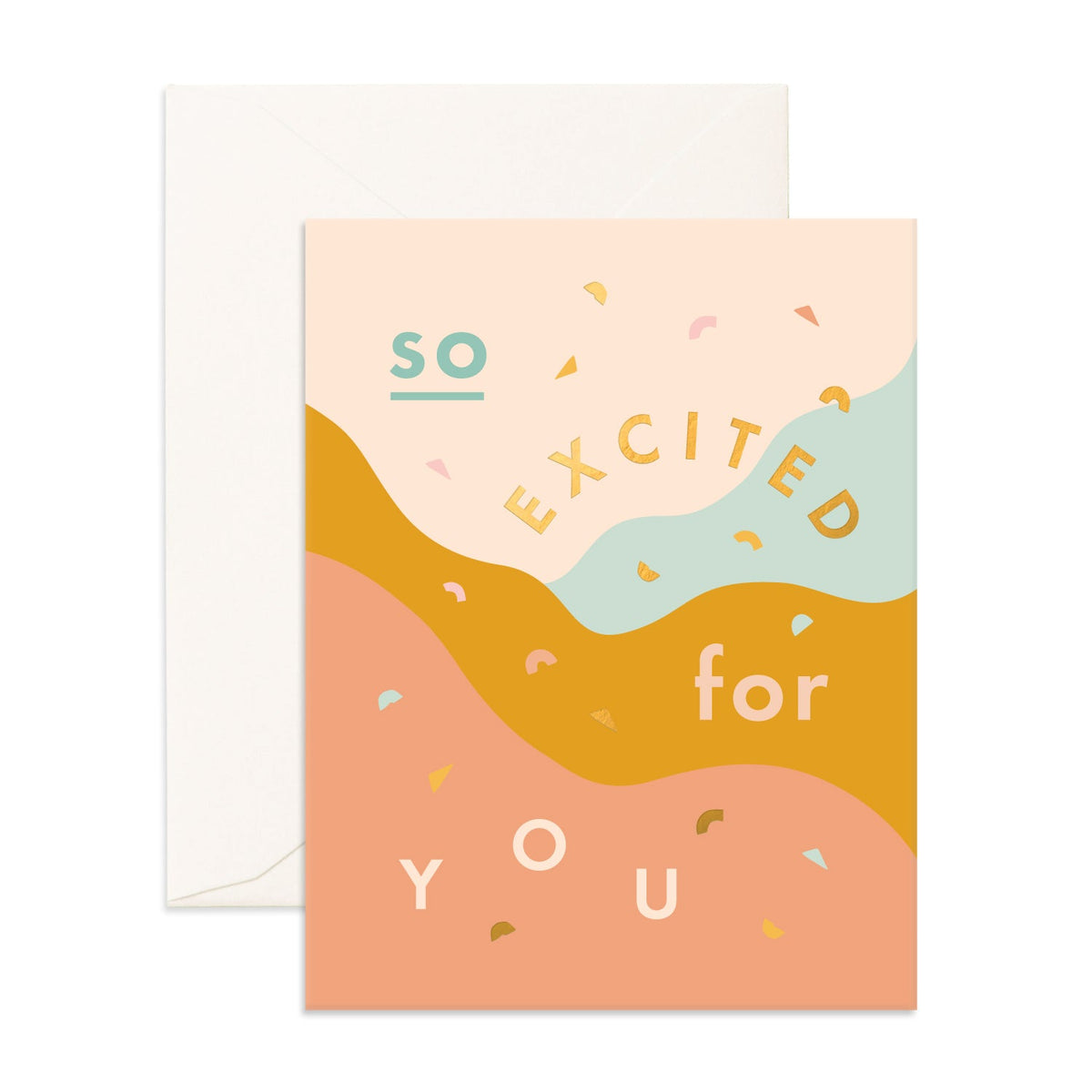 So Excited for You Greeting Card - Kawaii Kids