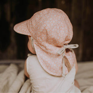 Baby Reversible Flap Hat (Polly/Flax)