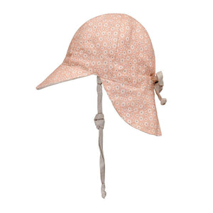 Baby Reversible Flap Hat (Polly/Flax)