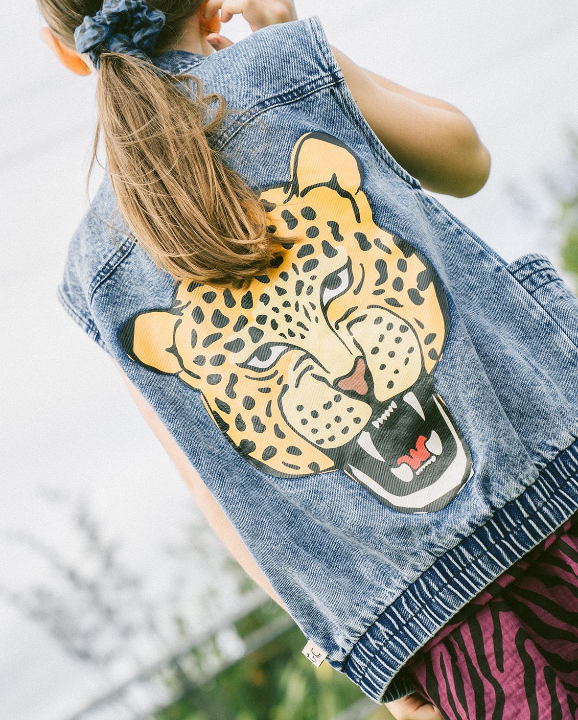 Leopard vest hot sale