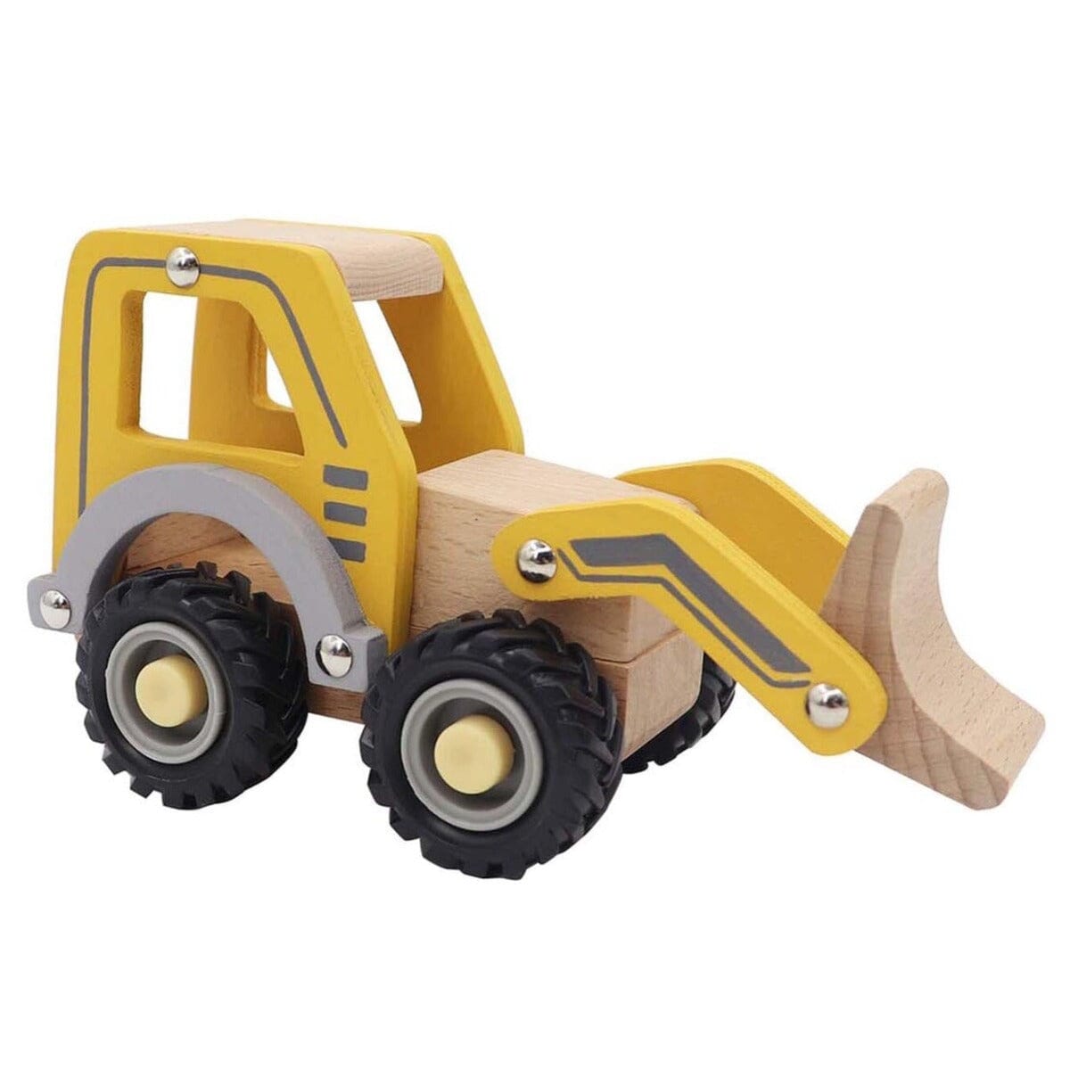 Wooden Bulldozer - Kawaii Kids