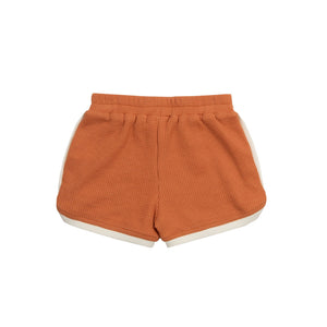 Sadie Waffle Shorts (Apricot)