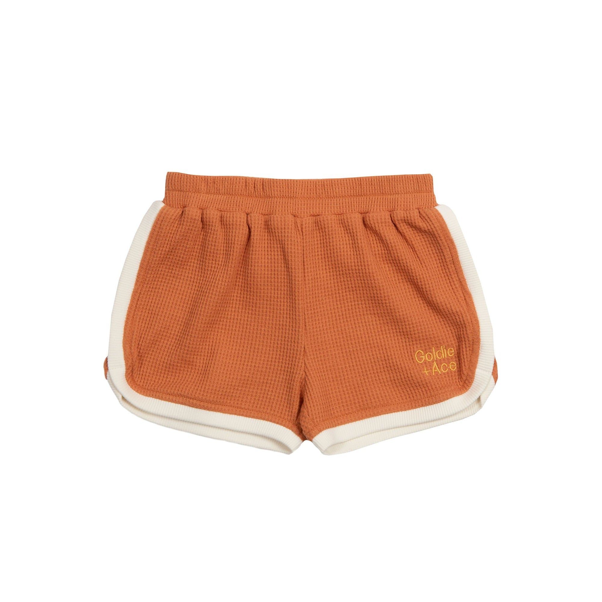 Sadie Waffle Shorts (Apricot)