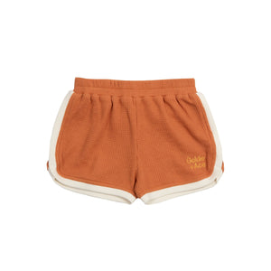 Sadie Waffle Shorts (Apricot)