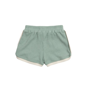 Sadie Waffle Shorts (Aquatic)