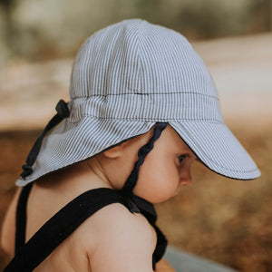 Baby Reversible Flap Hat (Charlie/Indigo)