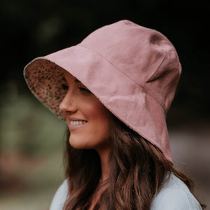 Vacationer Reversible Ladies Sun Hat (Lucy-Rosa)