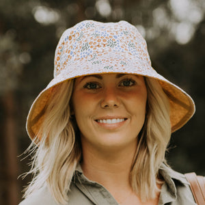 Ladies Reversible Sun Hat (Mabel/Maize)