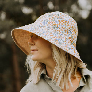 Ladies Reversible Sun Hat (Mabel/Maize)