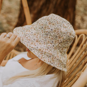 Ladies Reversible Sun Hat (Winnie/Blanc)