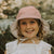 Girls Reversible Sun Hat (Frances/Flax)