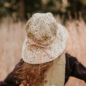 Wanderer Girls Reversible Sun Hat (Lucy-Rosa)