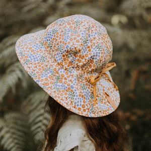 Girls Reversible Sun Hat (Mabel/Maize)