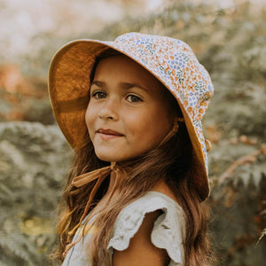 Girls Reversible Sun Hat (Mabel/Maize)