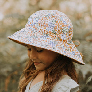 Girls Reversible Sun Hat (Mabel/Maize)