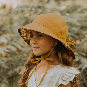 Girls Reversible Sun Hat (Maggie/Maize)