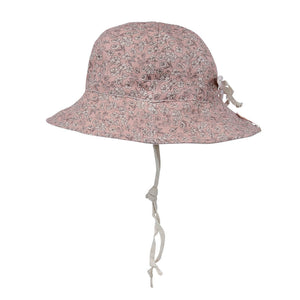 Girls Reversible Sun Hat (Florence/Flax)