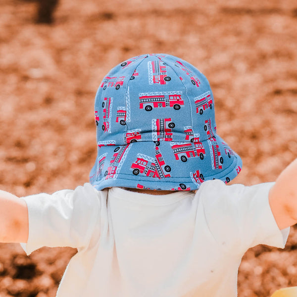 Boys Bucket Hat (Fire Truck) - Kawaii Kids