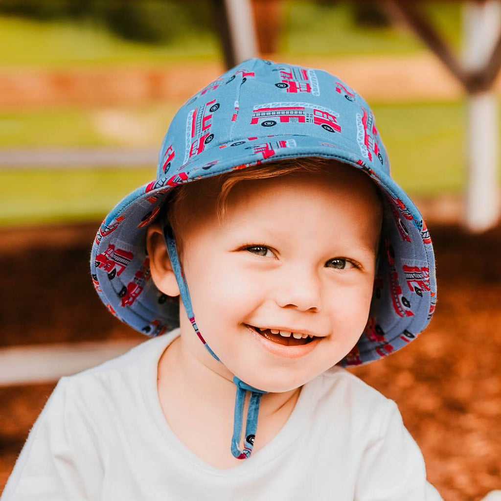 Boys Bucket Hat (Fire Truck) - Kawaii Kids