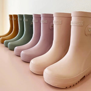 Natural Rubber Gumboots (Powder Pink)